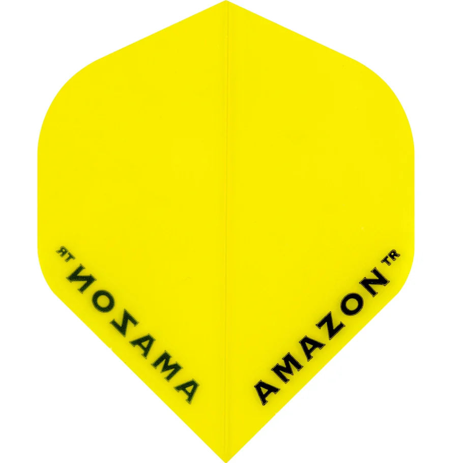 Amazon Dart Flights, Yellow, No 2 Shape, 100 Micron
