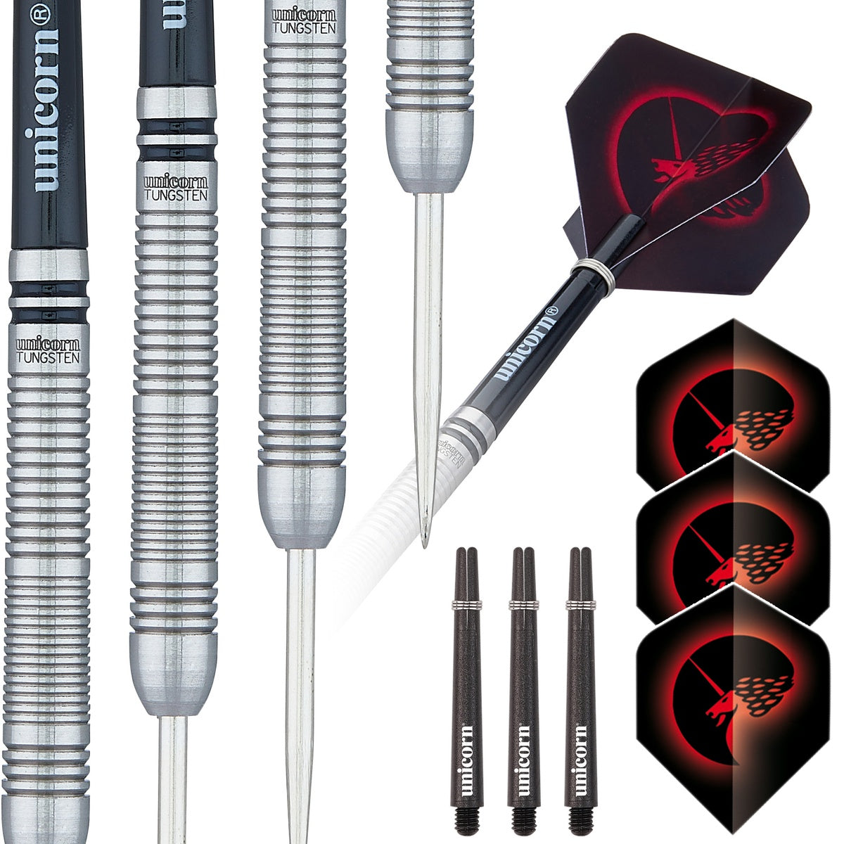 Core Tungsten Style 2  Steel Tip Darts by Unicorn