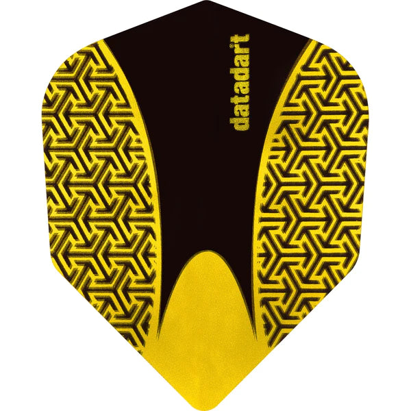 Datadart 15ZRO Dart Flights, Yellow, No 6 Shape, 150 Micron