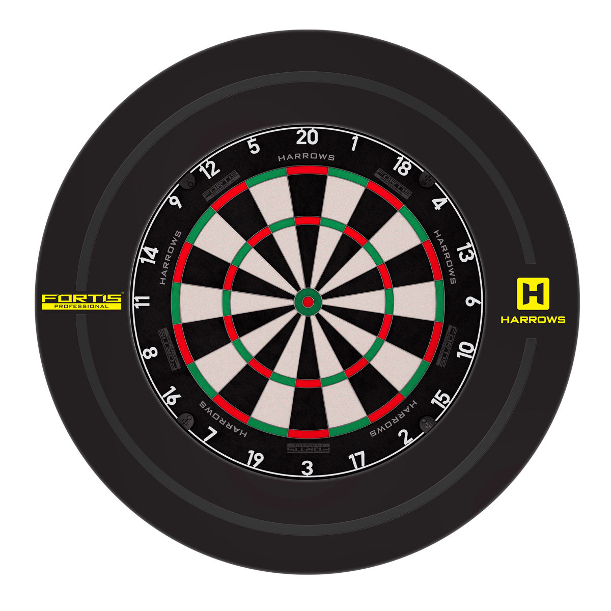 Harrow Fortis Yellow Dartboard Surround