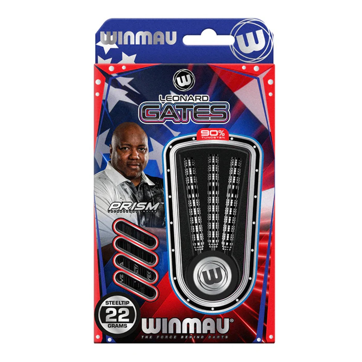 Leonard Gates 90% Tungsten Steel Tip Darts by Winmau