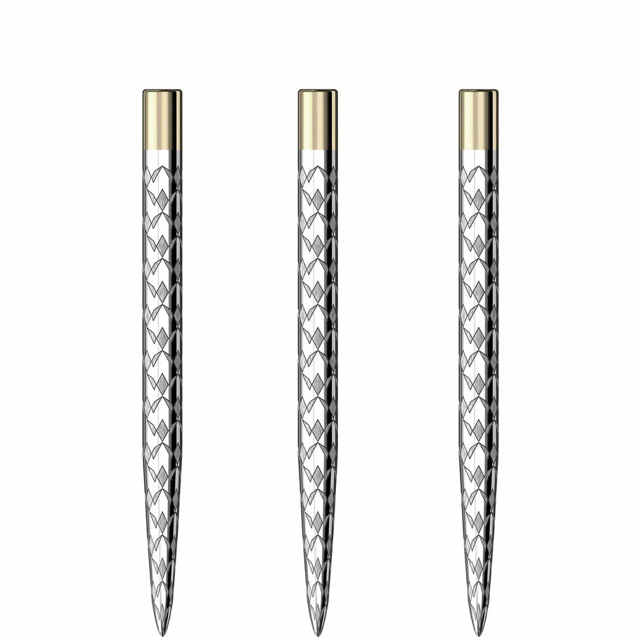 Mission Laser Plus - Steel Tip - Lasered Spare Points - Multi Logo - Silver