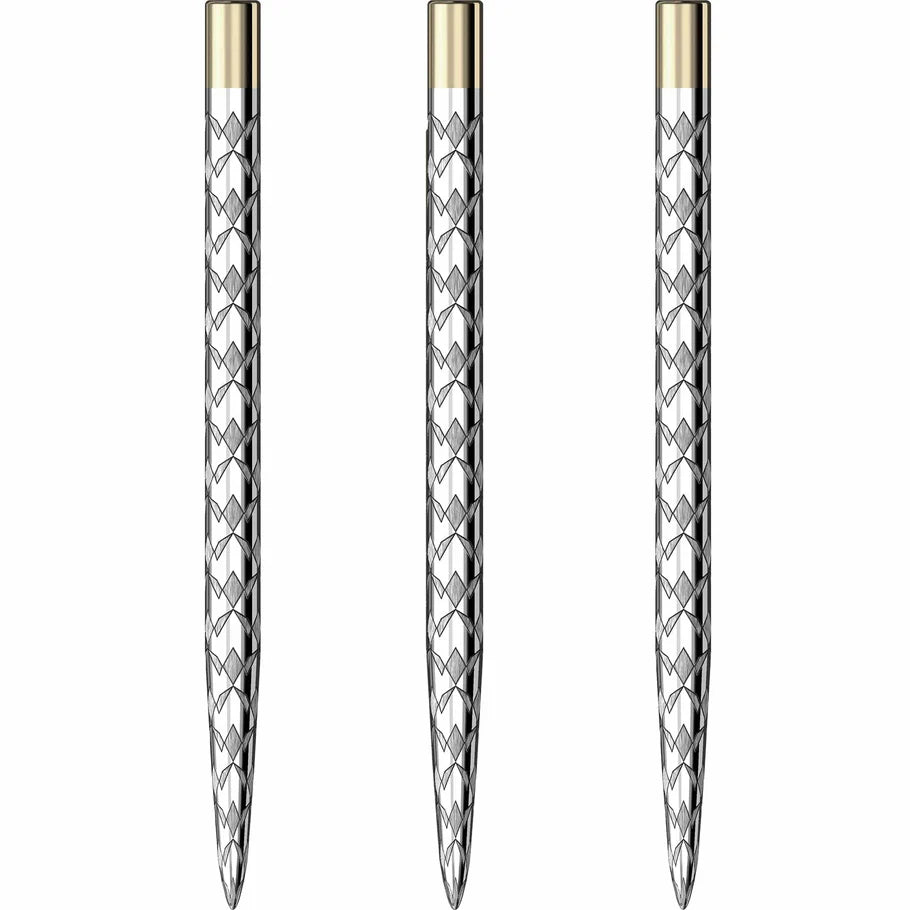 Mission Laser Plus - Steel Tip - Lasered Spare Points - Multi Logo - Silver