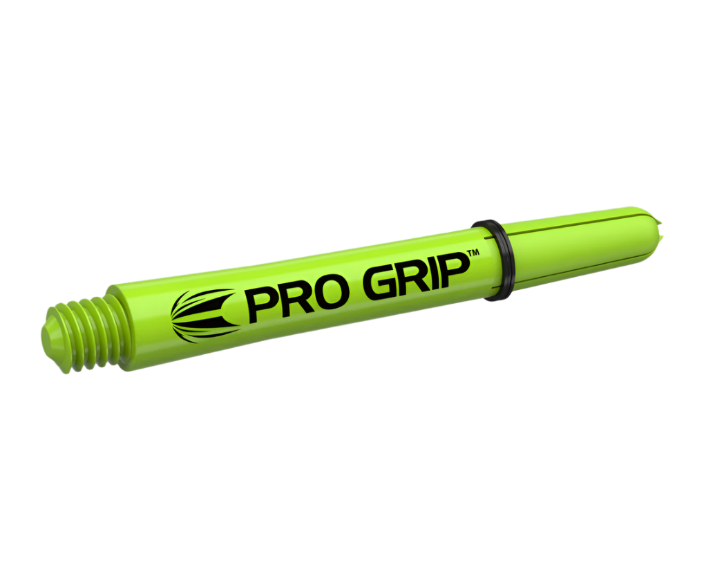Target Pro Grip Dart Shafts, Green, Intermediate Length