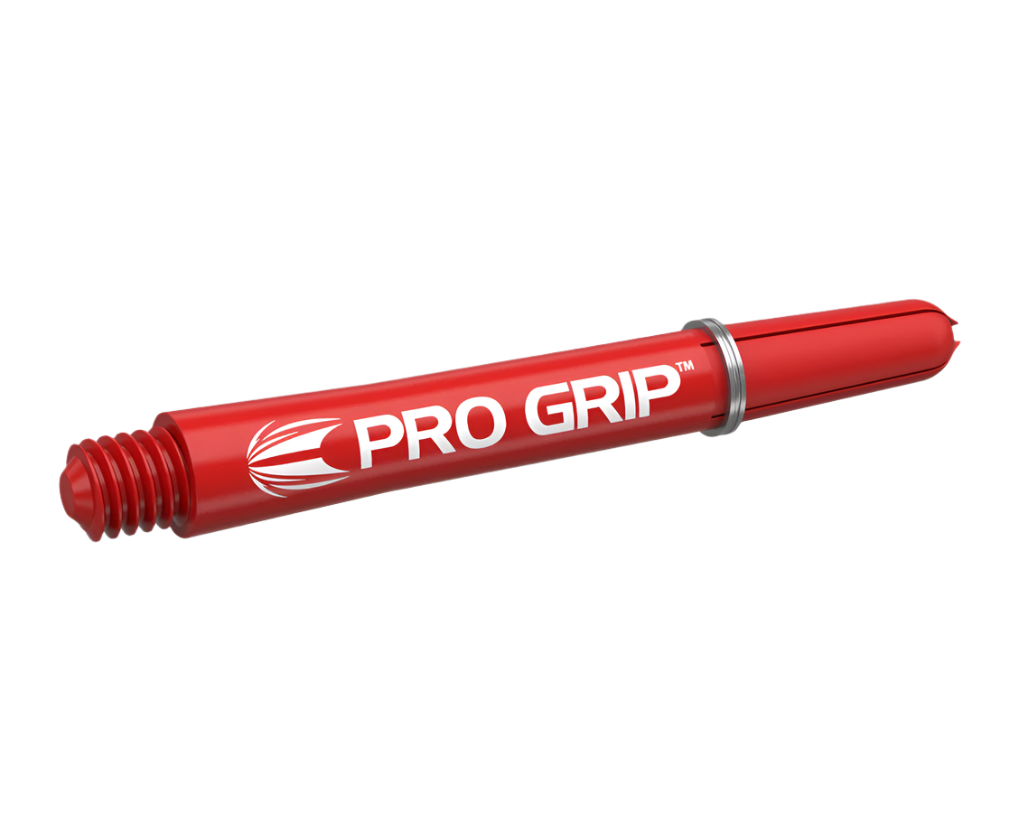Target Pro Grip Dart Shafts, Red, Intermediate Length