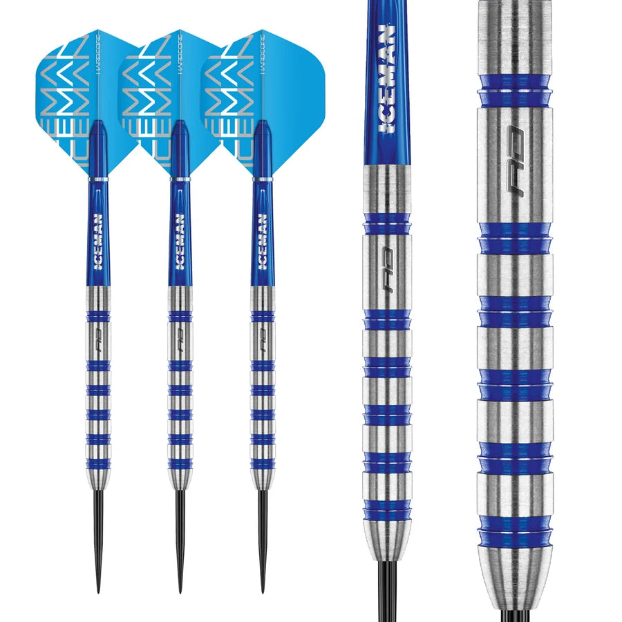 Gerwyn Price Iceman Challenger 80% Tungsten Steel Tip Darts by Red Dragon 23 Gram