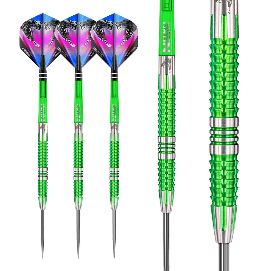 Peter Wright Mamba 2 90% Tungsten Steel Tip Darts by Red Dragon 22 Gram