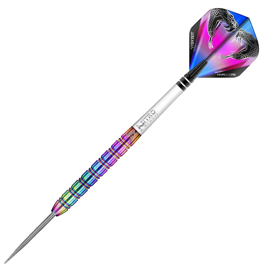 Peter Wright Snakebite 1 90% Tungsten Steel Tip Darts by Red Dragon 21 Gram