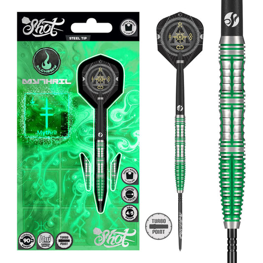 Shot Alchemy Mythril Turbo Point 90% Tungsten Steel Tip Darts