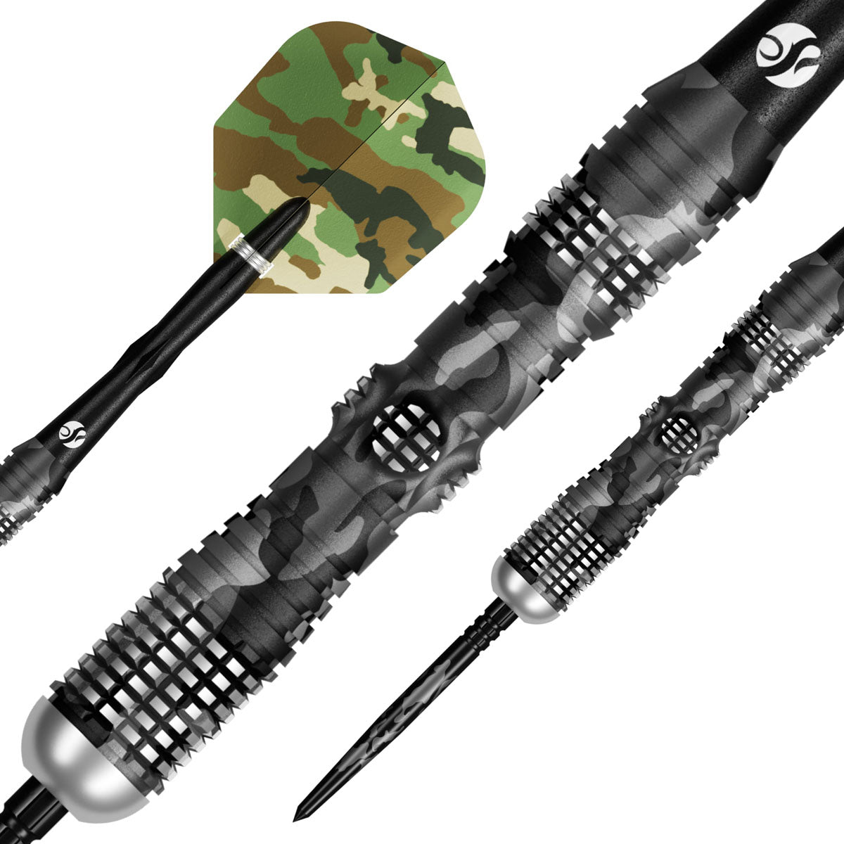 Shot Camo Longshot Turbo Point 95% Tungsten Steel Tip Darts
