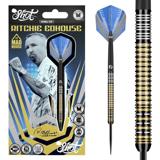 Shot Ritchie Edhouse Madhouse 90% Tungsten Steel Tip Darts