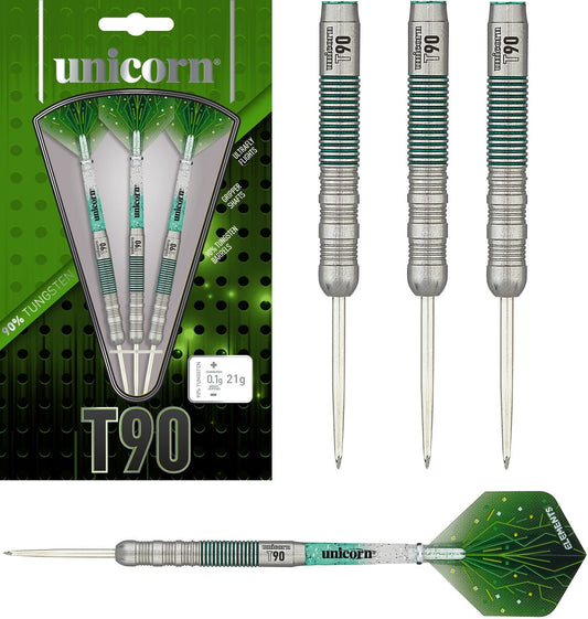 Unicorn T90 Type 1 Core XL Green 90% Tungsten Steel Tip Darts