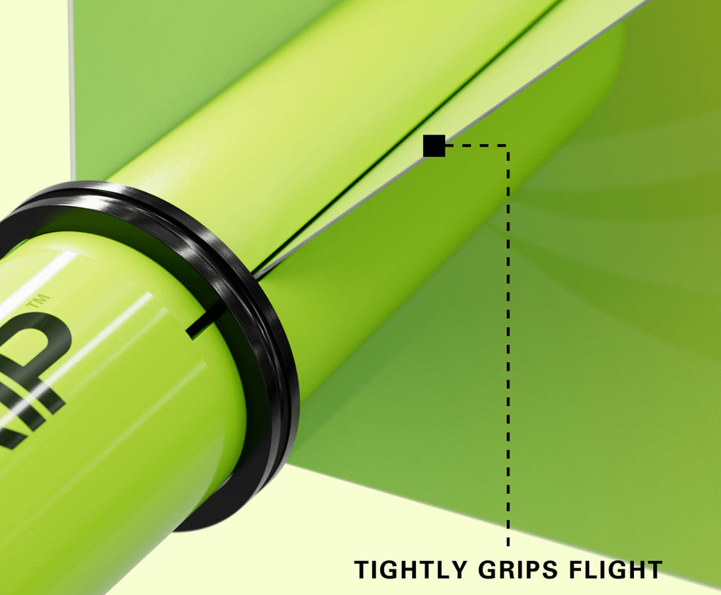 Target Pro Grip Dart Shafts, Green, Intermediate Length
