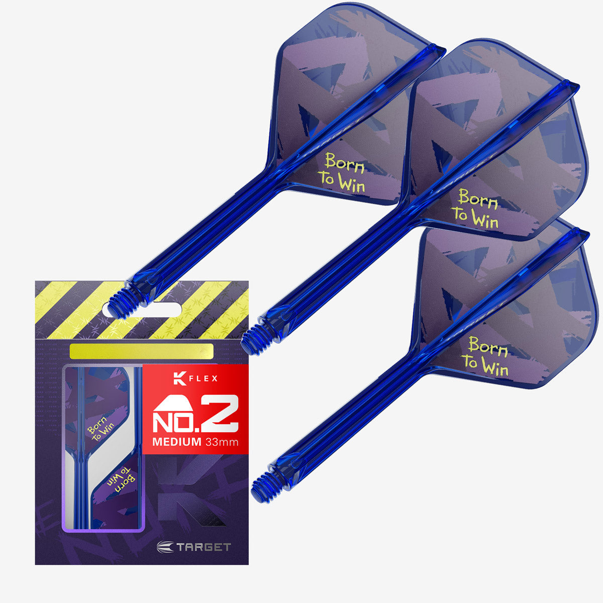 Target Luke Littler World Champion 2026 K-Flex Integrated Flights & Shafts No2