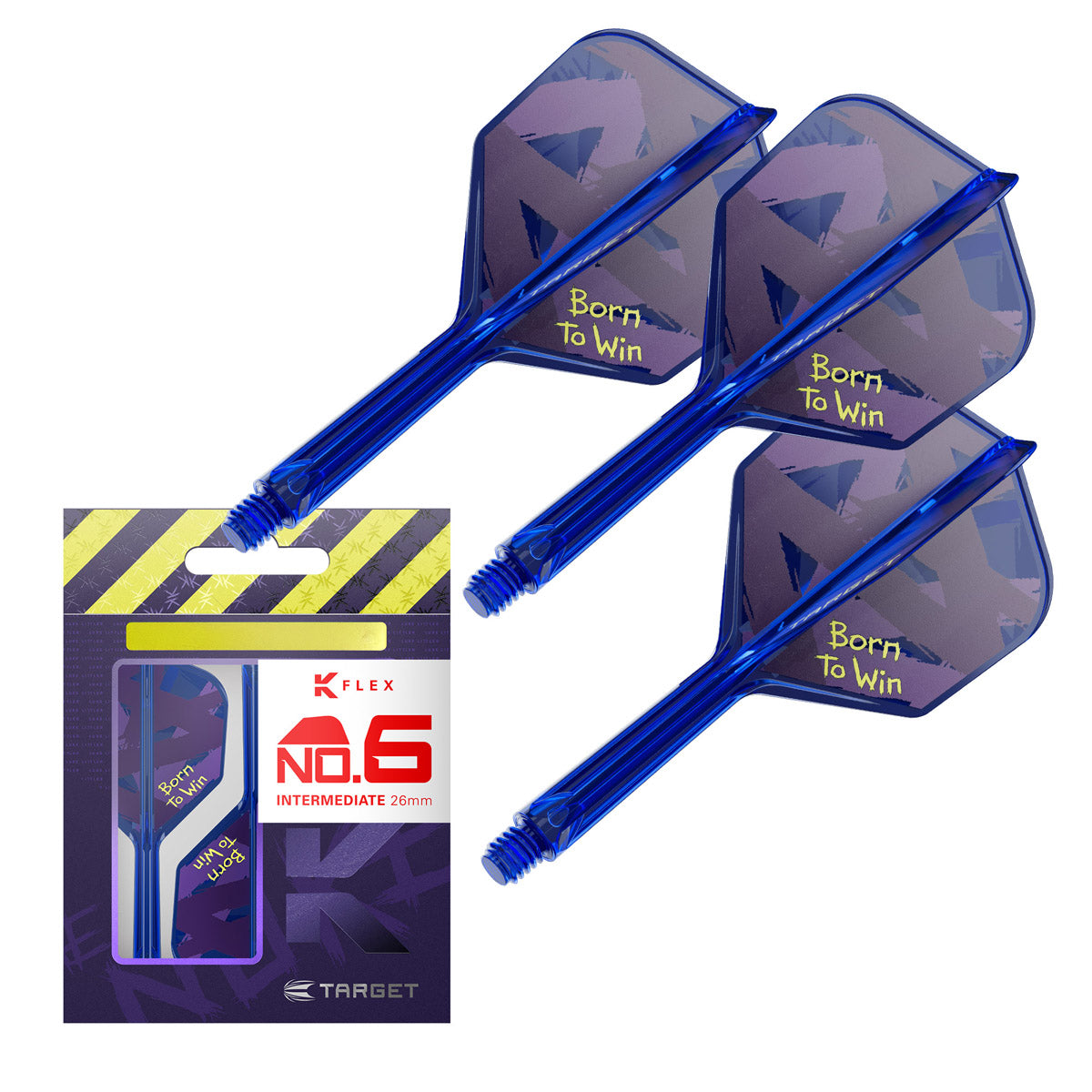 Target Luke Littler World Champion 2026 K-Flex Integrated Flights & Shafts No6
