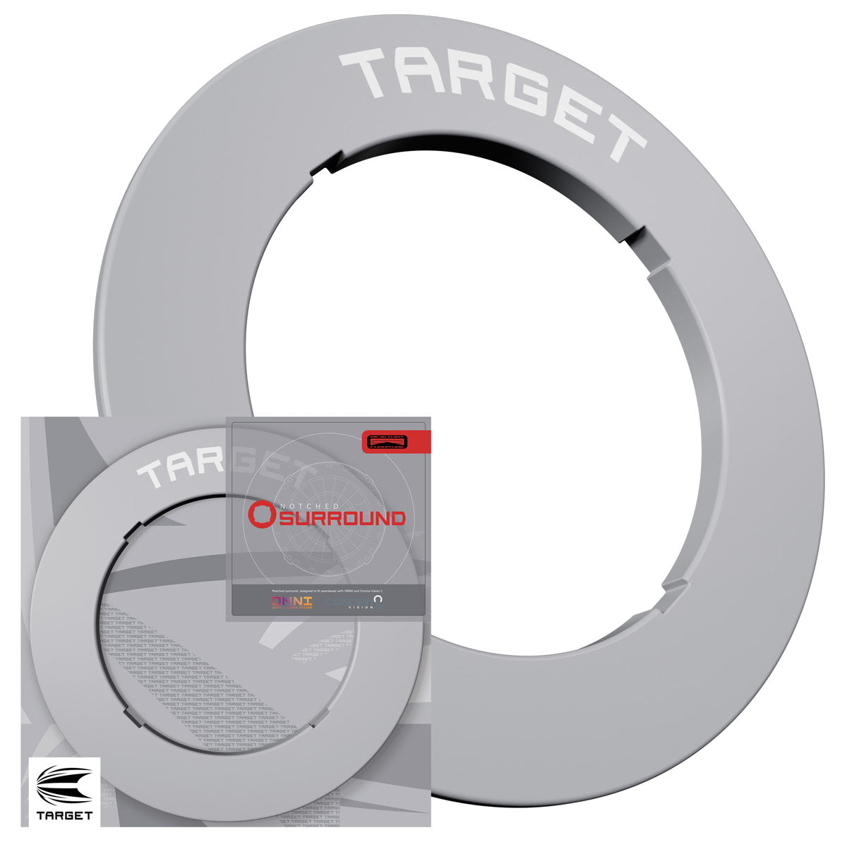 Target Notched Dartboard Surround