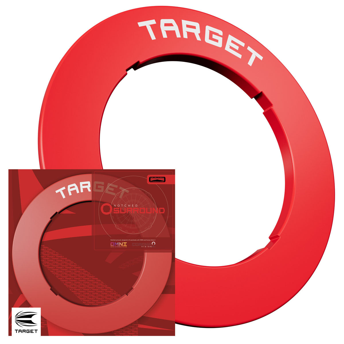 Target Notched Dartboard Surround