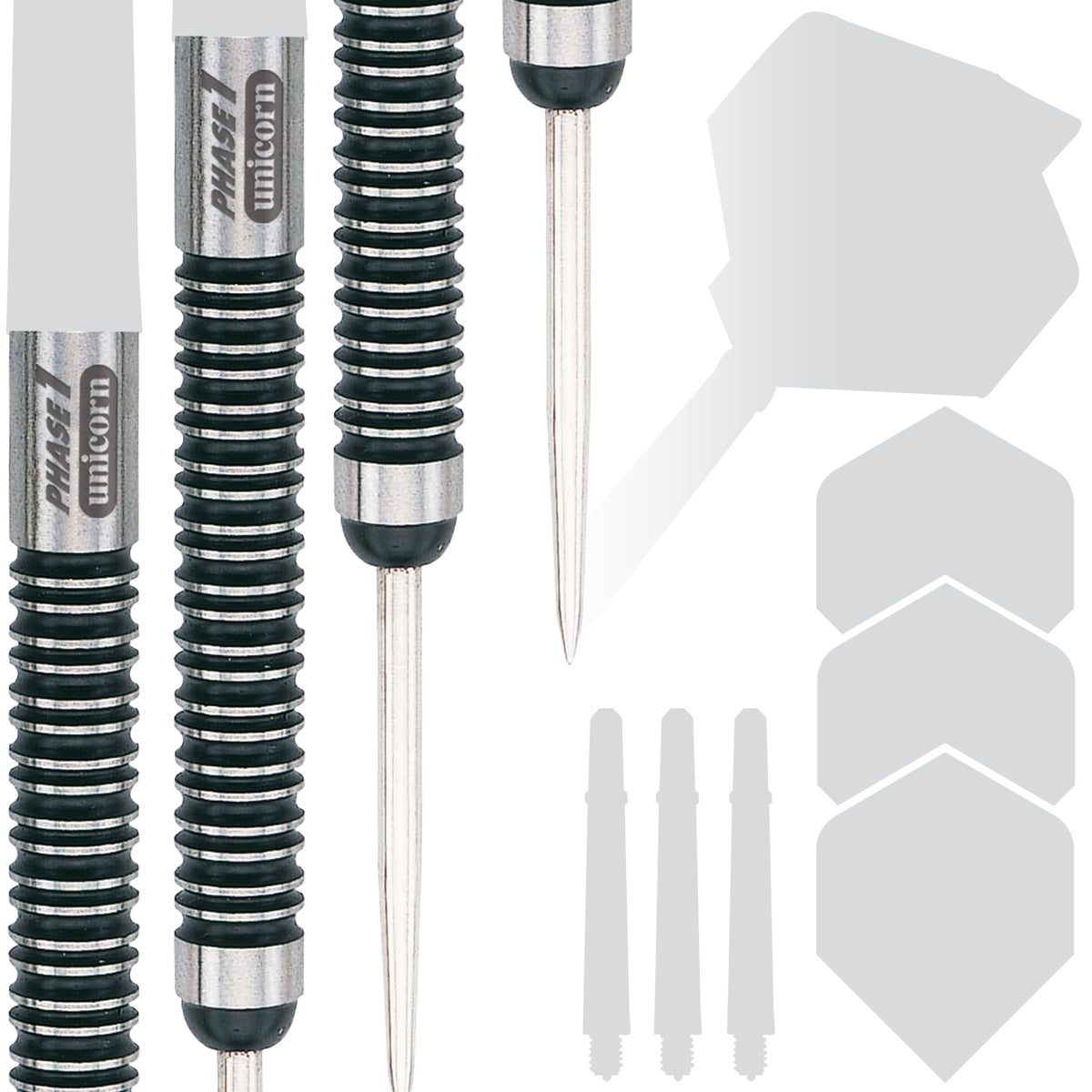 Unicorn Purist Phase 1 Natural 90% Tungsten Steel Tip Darts