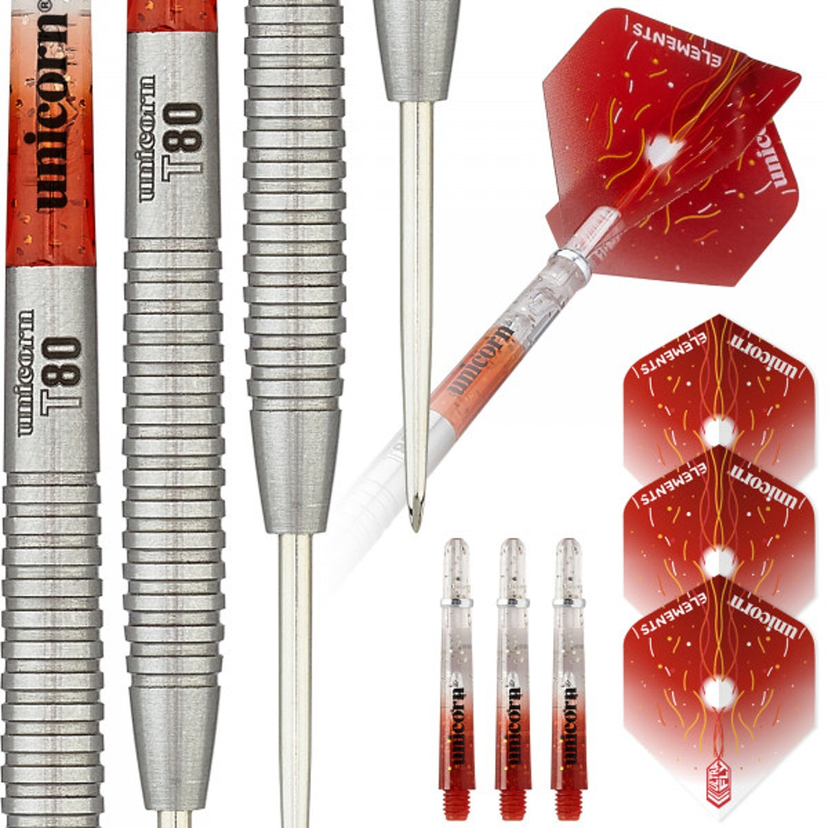 Unicorn Striker Type 2 80% Tungsten Steel Tip Darts