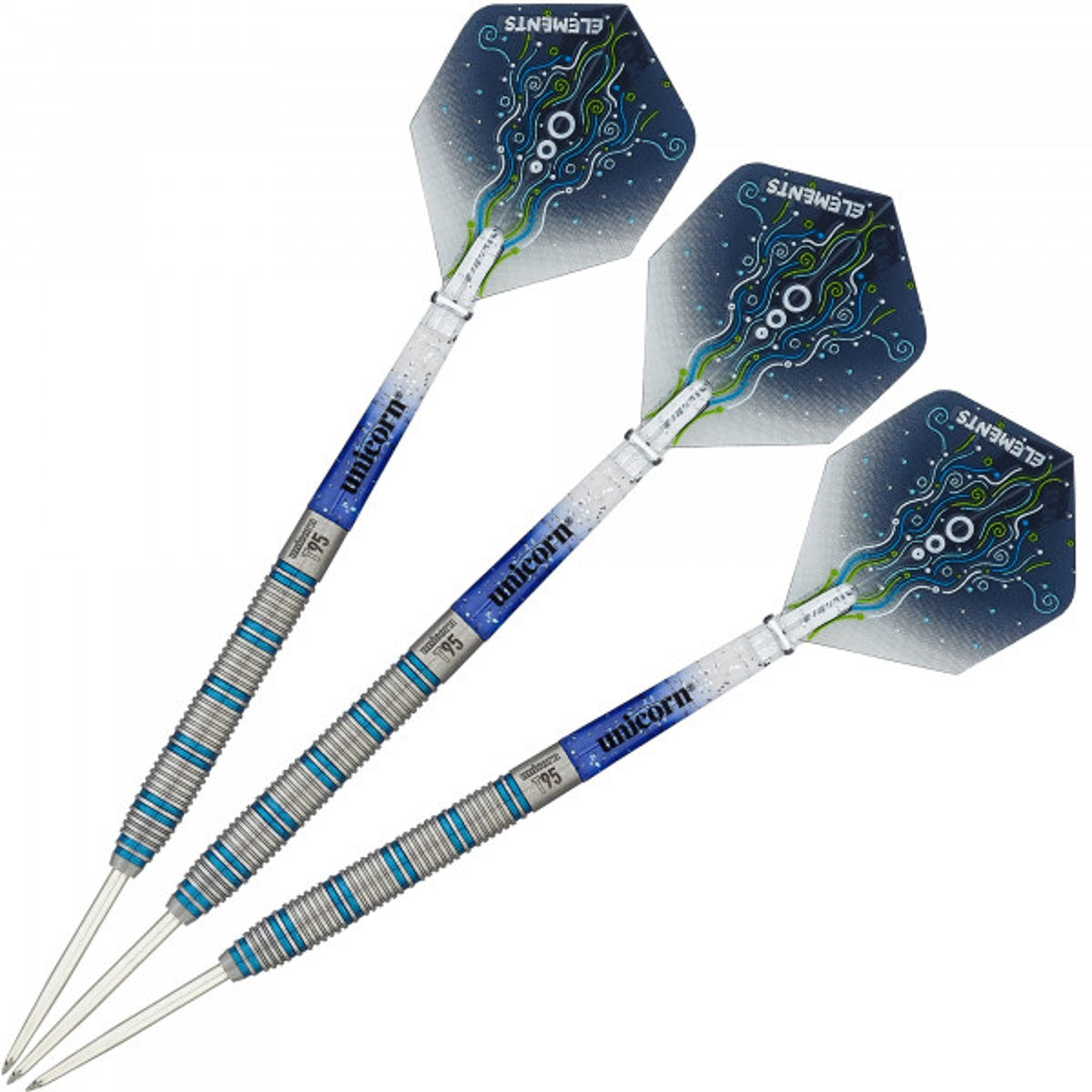 Unicorn T95 Type 1 Core XL Blue 95% Tungsten Steel Tip Darts