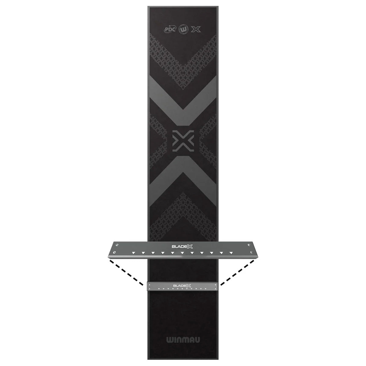 Winmau Blade X Pro Zone Soft Feel Dart Mat & Integrated Oche