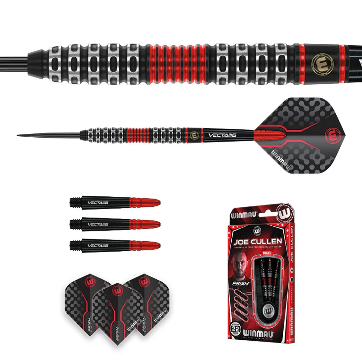 Joe Cullen Special Edition 90% Tungsten Steel Tip Darts by  Winmau